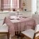 Toalha de Mesa Quadrada em Renda 1,50 m x 1,50 m Interlar - Rose