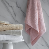 Toalha de Rosto Buddemeyer Botanique Extra Soft 100% Algodão - Branco 1011