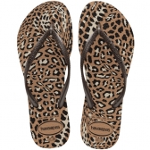 Chinelo Feminino Havaianas Slim Animals - Café