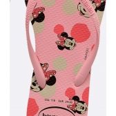 Chinelo Havaianas Slim Disney Minnie Rosa