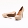 Scarpin Vizzano Salto Alto Meia Pata Creme - Creme