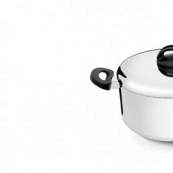 Caçarola com Tampa Nigro Eterna 22cm - 4,1L Polida