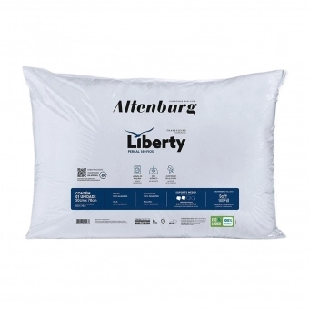 Travesseiro Altenburg Liberty 50 cm x 70 cm 180 Fios Branco