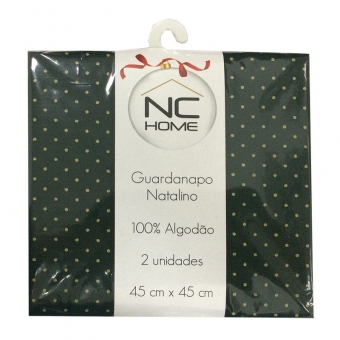 Kit Guardanapo Natalino 2 peças NC Home