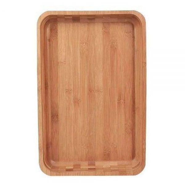 Gamela Retangular Bamboo 30cm x 45cm Mor