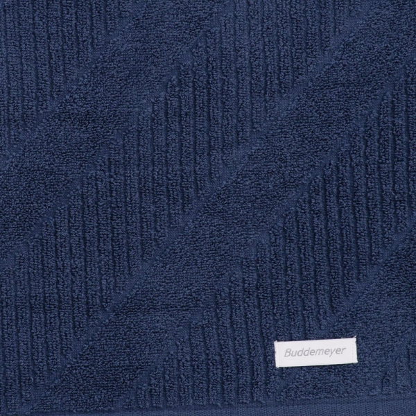 Toalha de Rosto Buddemeyer Jazz Jacquard Extra Soft 100% Algodão - Azul 3163