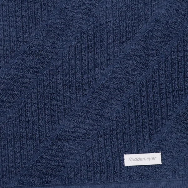 Toalha de Rosto Buddemeyer Jazz Jacquard Extra Soft 100% Algodão - Azul 3163