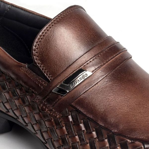 Sapato Masculino Social Rafarillo Las Vegas - Marrom - Braseiro
