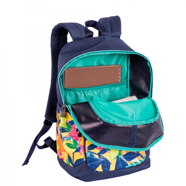 Mochila Sestini Magic Tropical Fruit - Azul