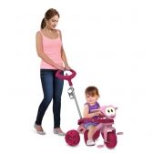 Triciclo Bandeirante Zootico Passeio e Pedal Joaninha - Rosa