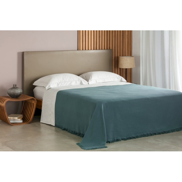 Colcha Casal Buddemeyer In Design com Franja - Verde - 3139