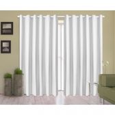 Cortina Blackout 4,2 x 2,8 m Bella Janela Pratika Lisa Cromo - Branco