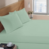 Lençol com Elástico Casal Buettner Reffinata 230 Fios - Menta