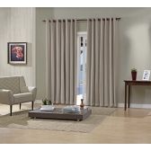 Cortina Blackout  2,6 x 2,3 m Bella Janela Pratika Lisa Slim - Taupe