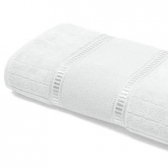 Toalha de Banho para Bordar Buettner Caprice Luxo - Branco