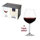 Jogo de 6 Taças de Vinho Bordeaux Gastro Bohemia 650 ML - Colibri