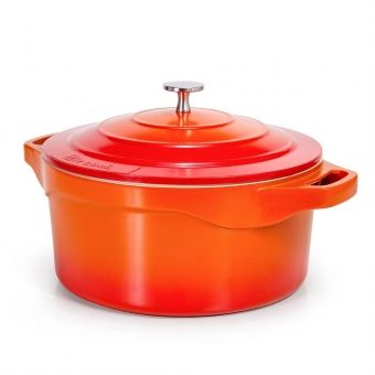 Caçarola Le Cook Premier Orange 28 cm 7,2 L