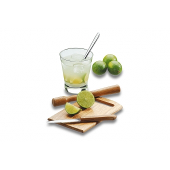 Kit Caipirinha 5 peças Brinox Lyon