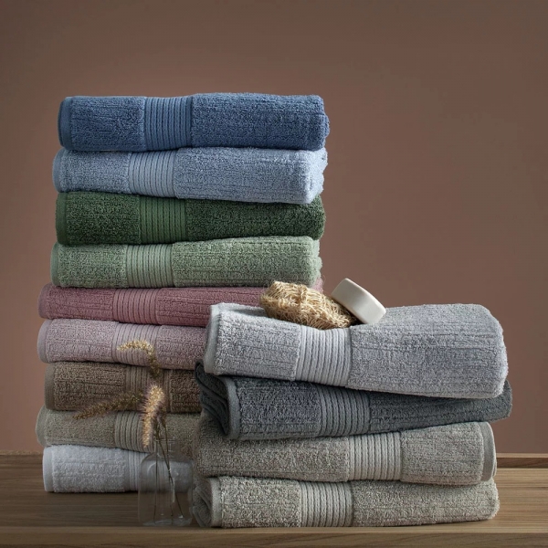 Toalha de Rosto Buddemeyer Fio Penteado Canelado - Rosa 3221