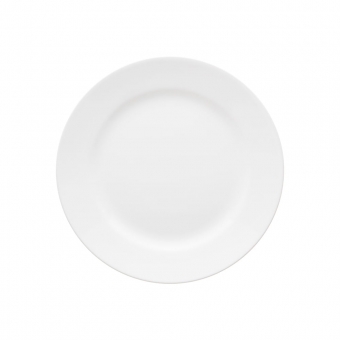 Prato Sobremesa em Porcelana 22 cm White Oxford