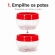 Kit 2 Potes Organizadores Gire E Trave 155ml Porta Temperos