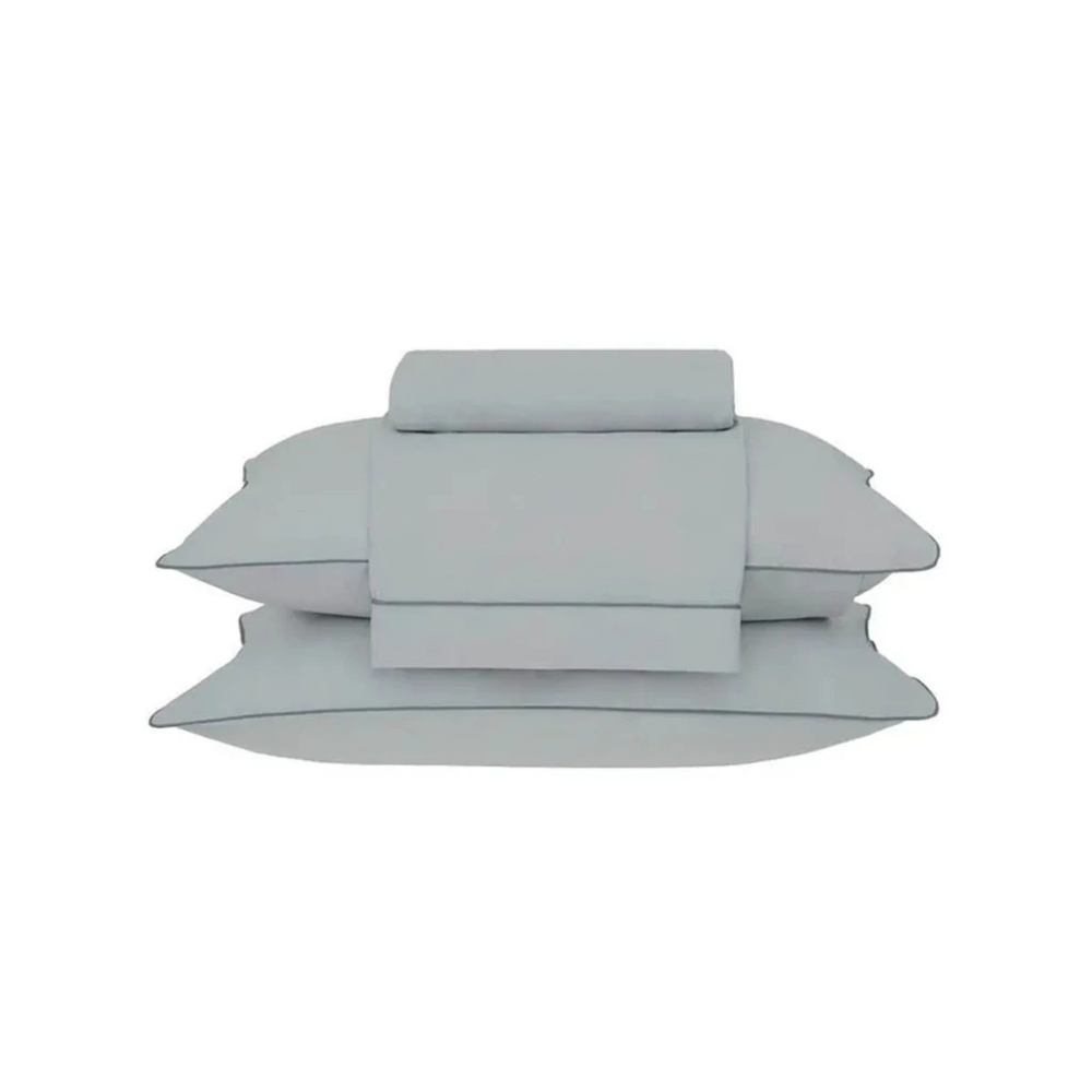 Jogo de Cama King Buddemeyer Basic Percalle 180 Fios - Verde 009