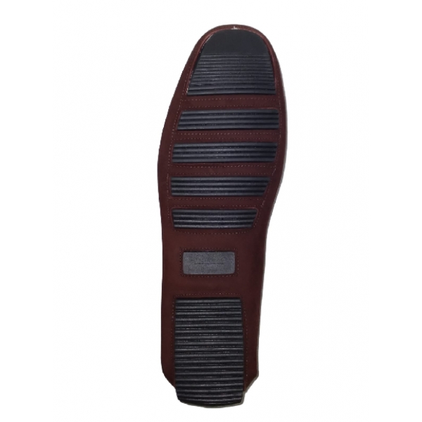 Mocassim Masculino Saullo 27015 em Camurça Bordo