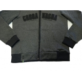 Casaco Moletom Juvenil c/ Capuz Cobra D´agua Mescla Escuro - Cinza Escuro