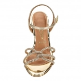 Sandália Feminina Vizzano Salto Fino - Durado/Bege 435