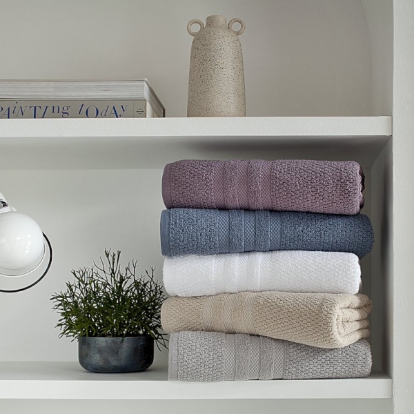 Jogo de Toalhas Buddemeyer Vanilla 5 Peças - Branco 1011