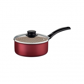 Panela em Alumínio 18cm Turim Tramontina Vermelha