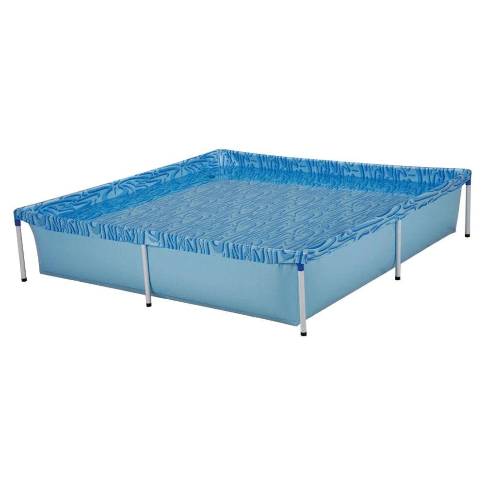 Piscina Quadrada Mor 1.500 Litros Lona de PVC