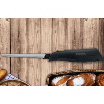Faca Elétrica Black&Decker com Lâminas Removíveis Inox 120W