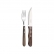Conjunto para Churrasco Simonaggio 12 peças Inox e Madeira