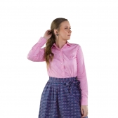 Camisa Social Feminina Manga Longa Baumgarten Woman Tradicional 6469 Listrada - Rosa