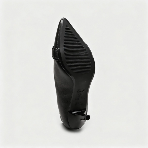 Sapato Feminino Vizzano Scarpin Pelica Bico Fino - Preto