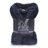 Roupão Adulto Appel Pollo Microfibra Flannel - Chumbo