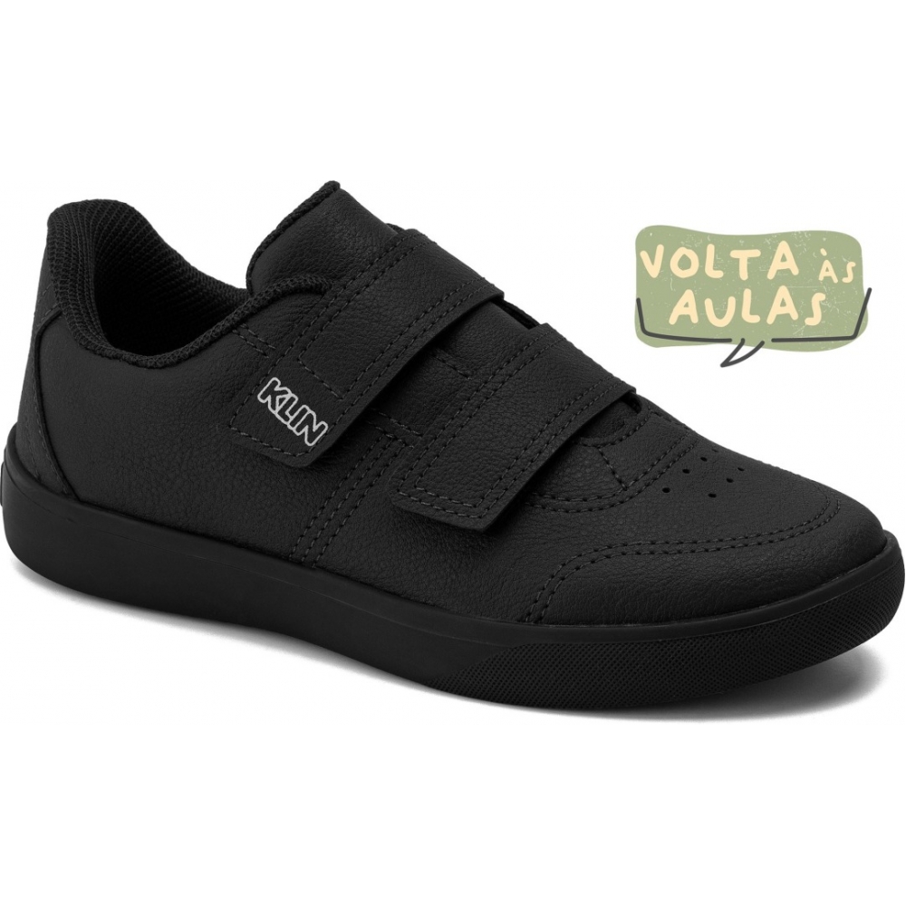 Tênis Infantil Klin V.A College 323027000 - Preto
