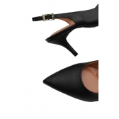 Scarpin Feminino Vizzano Salto Médio Bico Fino 1185.700 - Preto