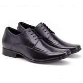 Sapato Masculino Casual Jota Pe Air Winner em Couro - Preto