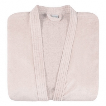 Roupão Adulto com Manga Dohler Velour Confort 100% Algodão