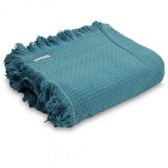 Colcha King Buddemeyer In Design com Franja - Azul