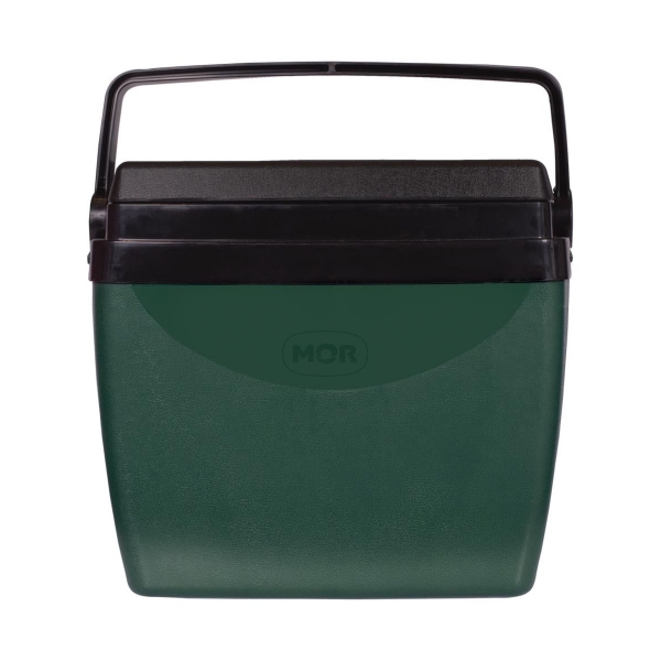 Caixa Térmica Cooler 26 Litros Mor - Verde Tampa Preta