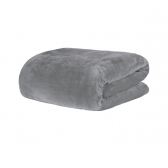 Cobertor Casal Kacyumara Blanket 300 Toque de Seda - Cinza