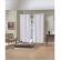 Cortina Blackout  2,6 x 2,3 m Bella Janela Pratika Lisa Slim - Branco