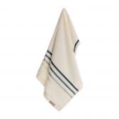 Toalha de Banho Karsten Fio Penteado Lumina - Ivory/Petróleo