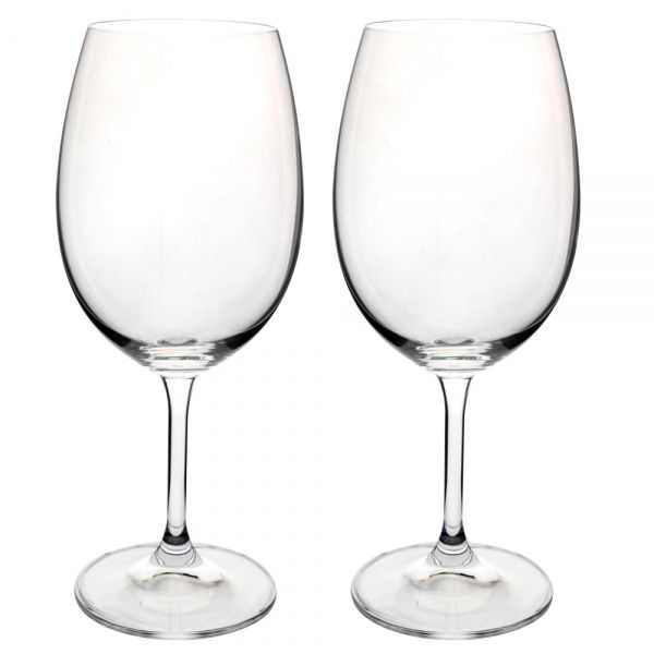 Jogo de Decanter e 2 Taças para Vinho Bohemia Forum Cristal