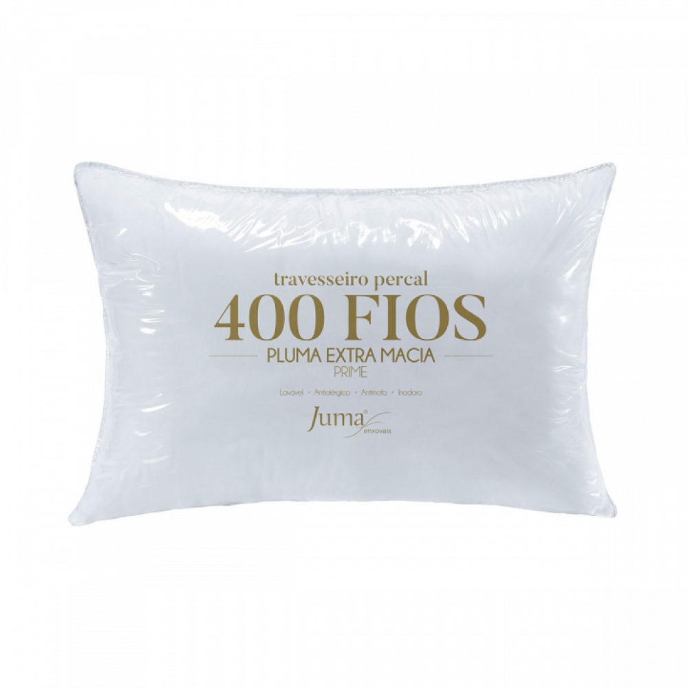 Travesseiro Pluma Prime 400 Fios Juma