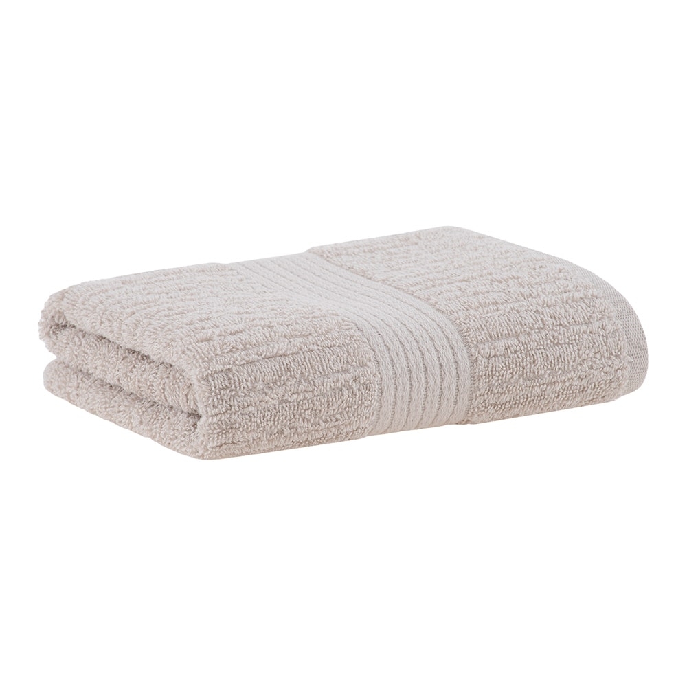 Toalha de Rosto Buddemeyer Fio Penteado Canelado - Marfim 1979