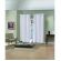 Cortina Blackout  2,6 x 2,3 m Bella Janela Pratika Lisa Slim - Branco